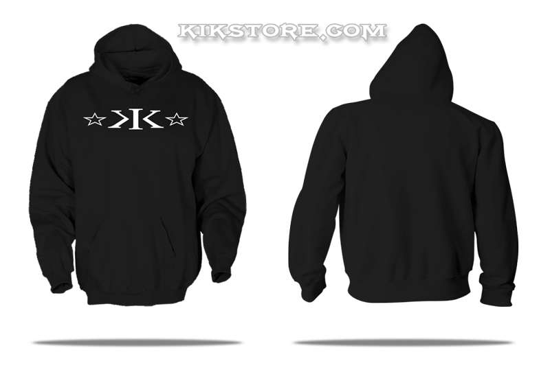 K.I.K. EMBROIDERED LOGO HOODIE