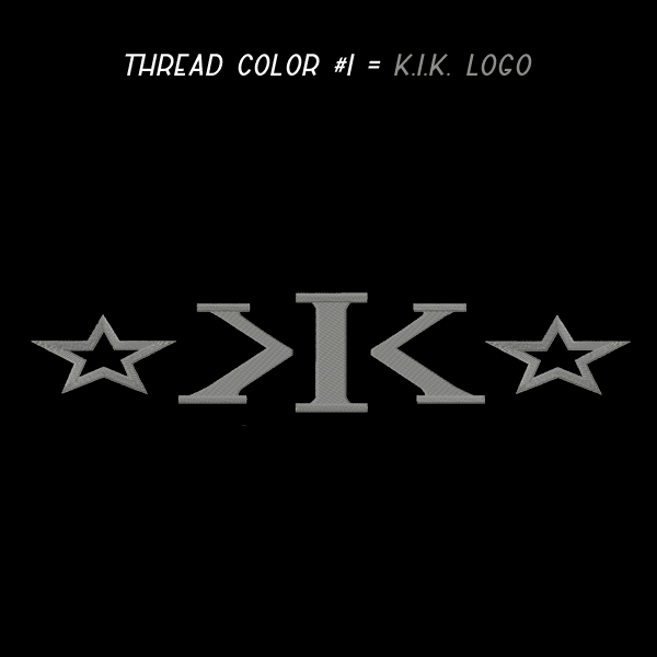 K.I.K. STARS LOGO HOODIE