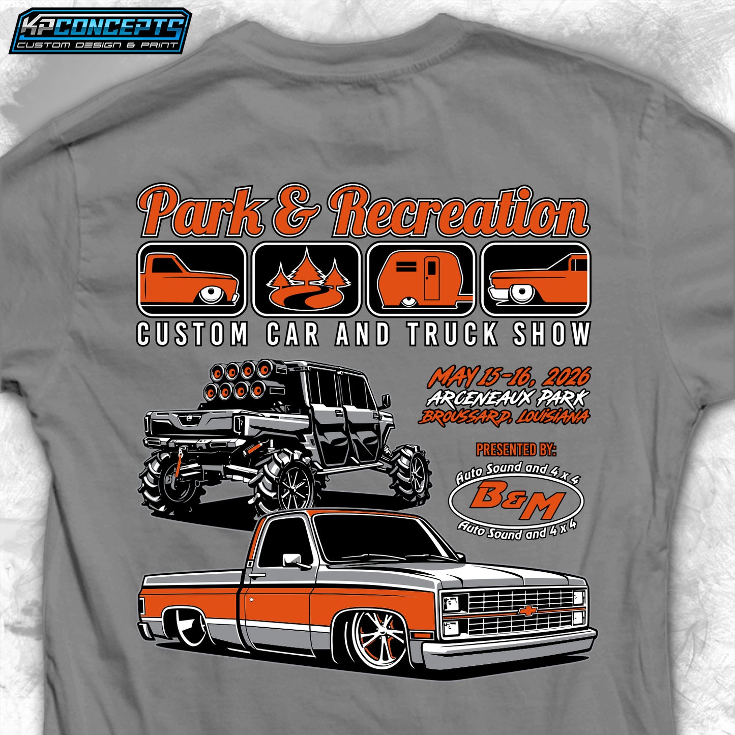 Park & Recreation 2026 Event Shirts