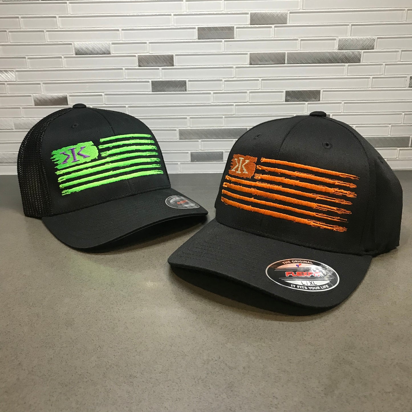 K.I.K. FLAG FITTED HATS