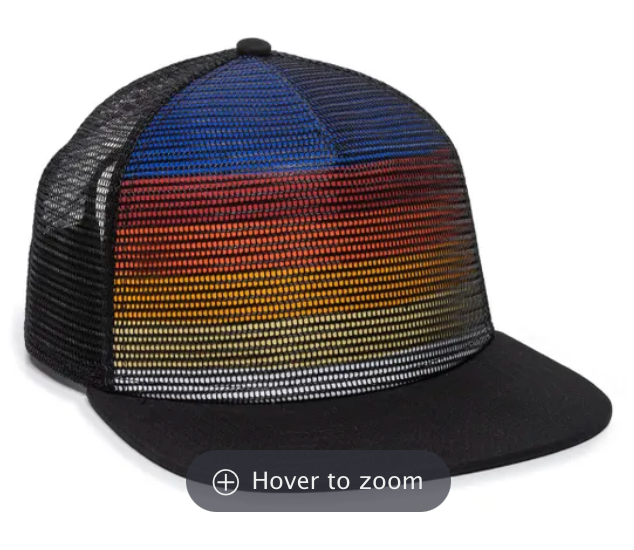 OUTDOOR CAP FLAT BILL MESH SNAPBACK