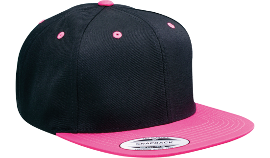 K.I.K. OUTLINE LOGO YUPOONG FLAT BILL SNAPBACK