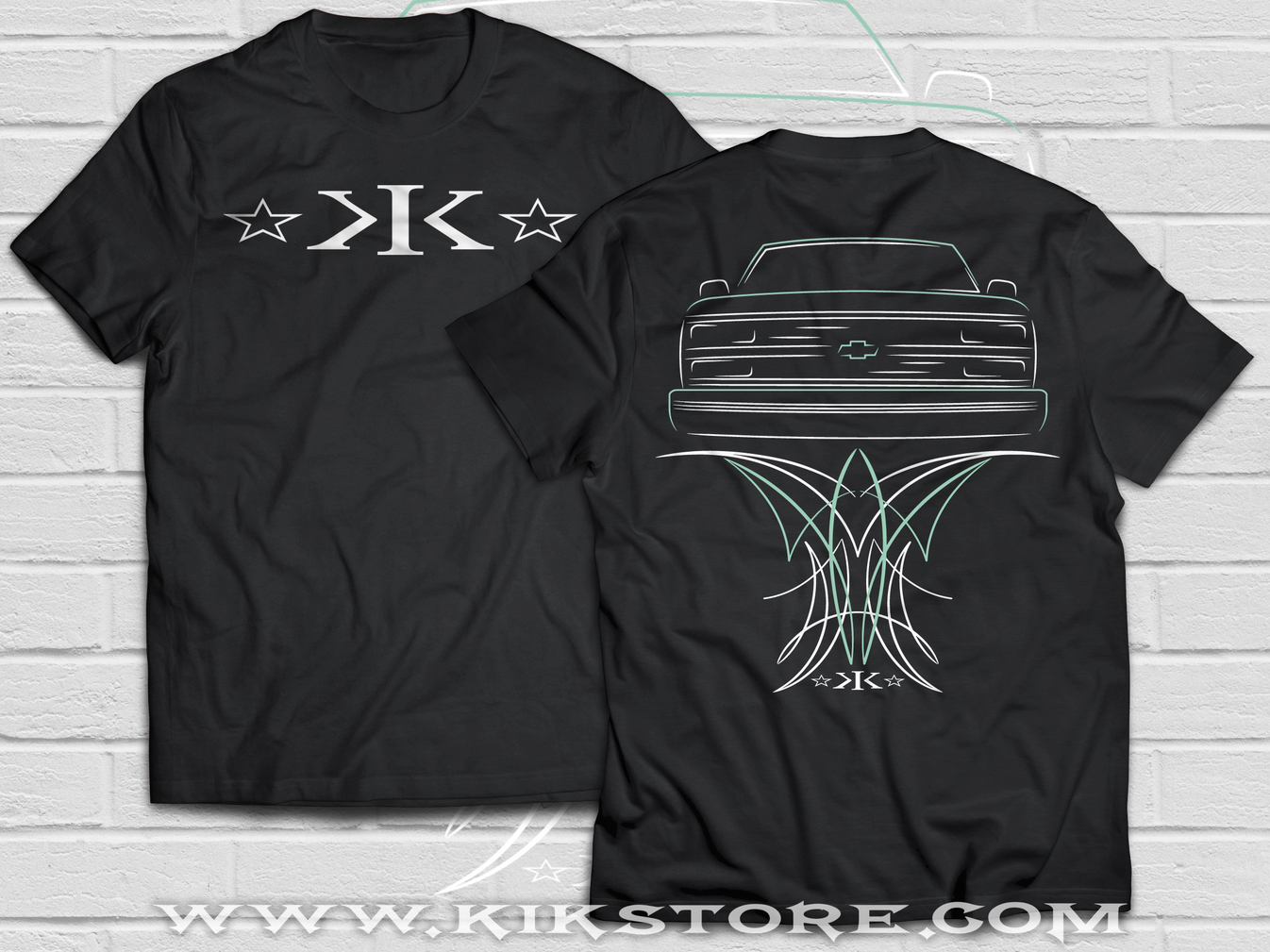 CHEVY OBS PINSTRIPE Kustomz Ink Klothing