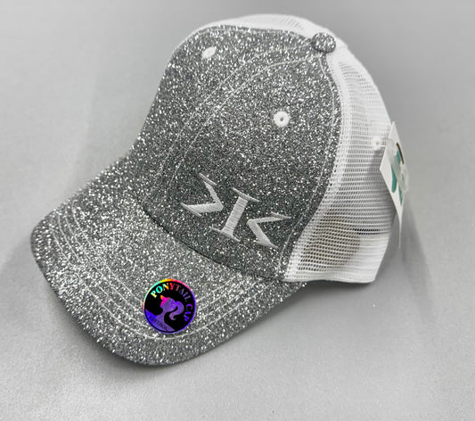 WOMENS PONYTAIL GLITTER K.I.K. HATS