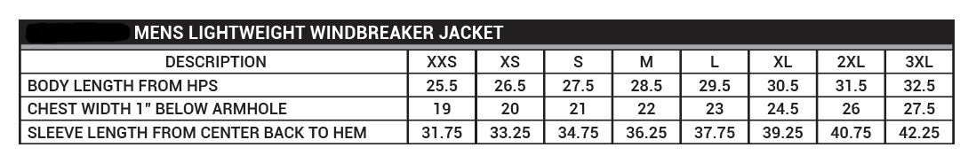 K.I.K. LIGHTWEIGHT WINDBREAKER JACKET