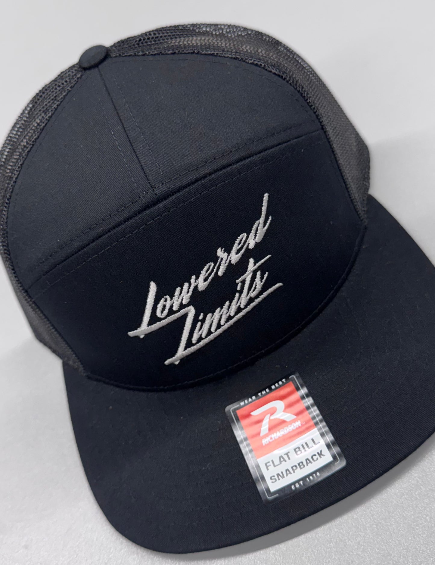 LOWERED LIMITS LIMITED EDITION 7 PANEL FLAT BILL SNAPBACK