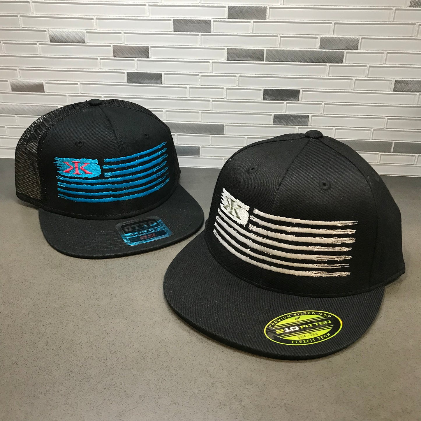 K.I.K. FLAG YUPOONG FLAT BILL SNAPBACK