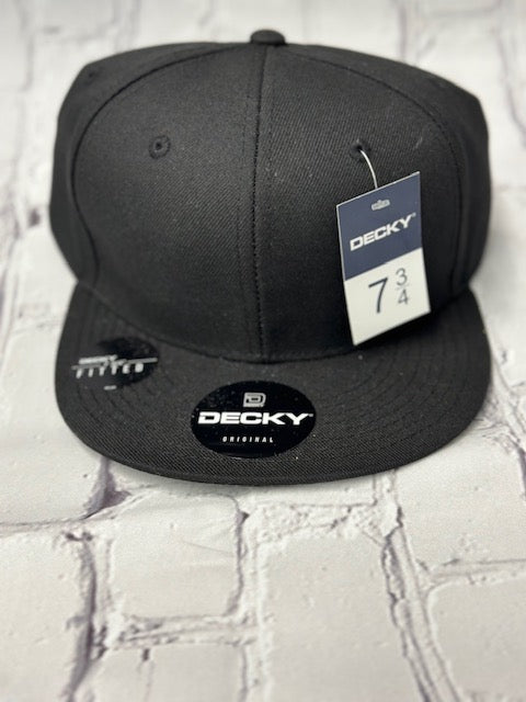 Decky Black Fitted Hat with K.I.K. Logo