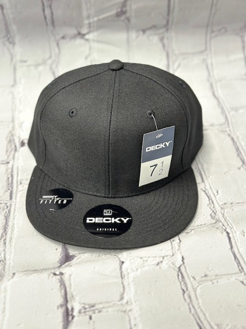 Decky Black Fitted Hat with K.I.K. Logo