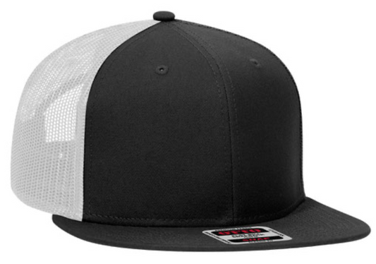 K.I.K. STAMP LOGO OTTO FLAT BILL MESH SNAPBACK