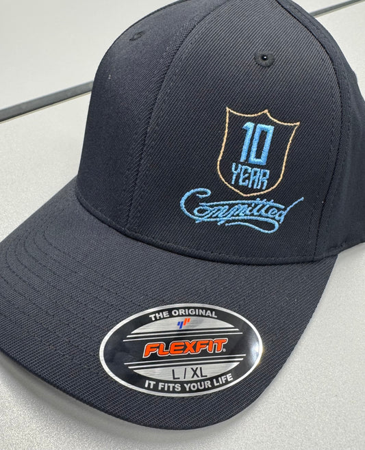 *PRE ORDER* COMMITTED 10YR FITTED HAT